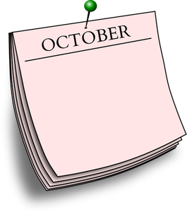 Oktober-Hinweis