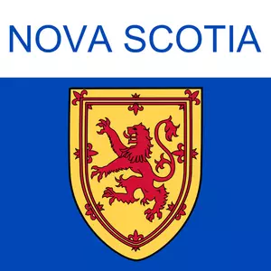 Arte Nova Scotia símbolo vector clip