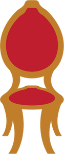 Imagen de vector de silla antigua