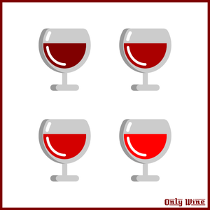 Čtyři sklenice na víno