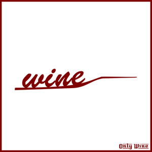 Pouze víno písmena