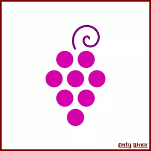Vaaleanpunainen viinirypäleiden kuva