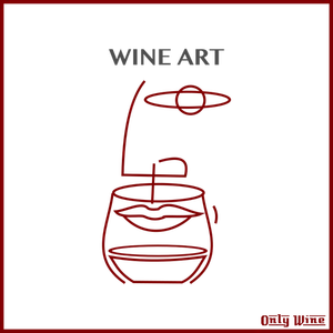 Arty image of wine