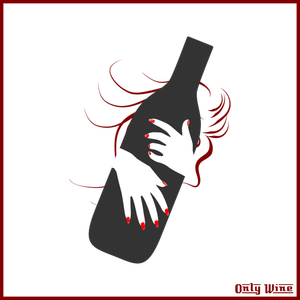 Sticla de vin logo-ul imaginii