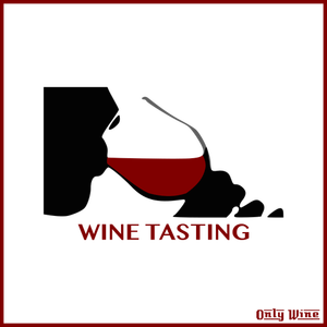 Şarap tadımı logosu