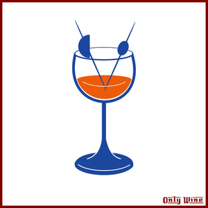 Pictograma cocktail vin