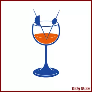 Wine cocktail icon