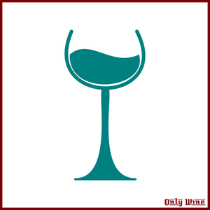 Blue wine icon