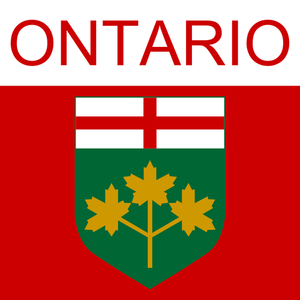 Ontario symbol vector illustrasjon