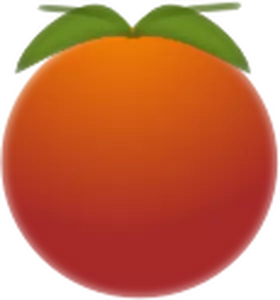 Grafika wektorowa Orange z rozmyte efekty