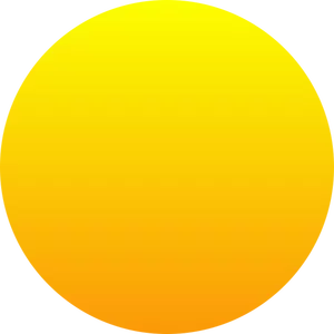 Orange Sun vector image