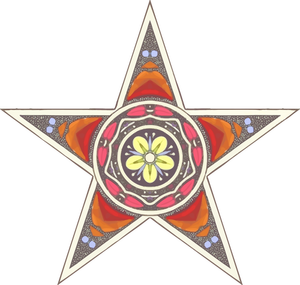 Imagen de la estrella ornamental
