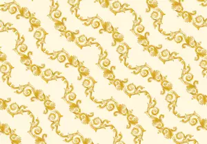 Gull dekorative mønstre