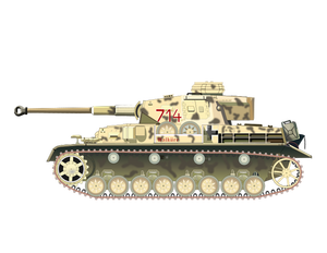 German military tank vector