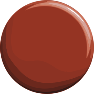 Botón rojo oscuro