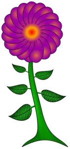 Violetti paisley kukka