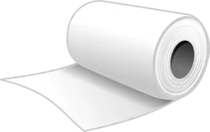 Papier roll vector illustraties