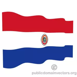 Falisty Flaga Paragwaju