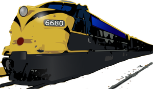 Train vector clip art graphics