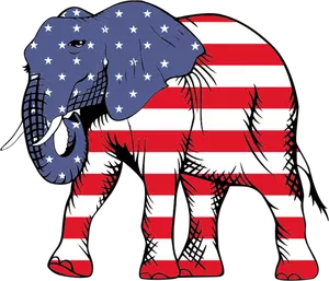 Elefante patriótica
