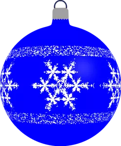 Sfera blu dell'albero di Natale