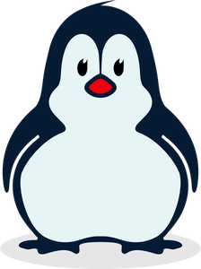 Vector bande dessinée pingouin