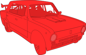 Lada car vector image