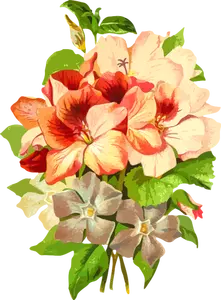 Bouquet bunga berwarna-warni