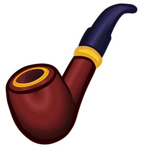 Colored smoking pipe
