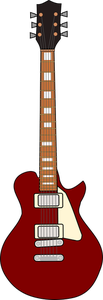Electric guitar vector image