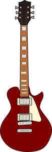 Electric guitar vector image