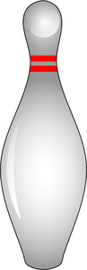 Shiny bowling pin vector illustration