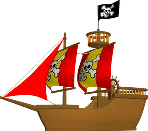 Imagem do navio pirata