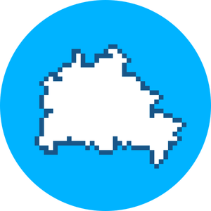 Piksel harita logosu