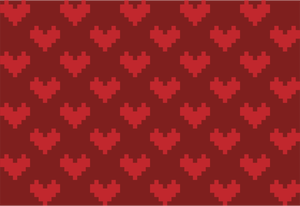 Fundal de inima pixel