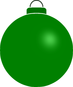 Plain green ball