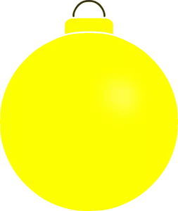 Yksinkertainen keltainen pallo