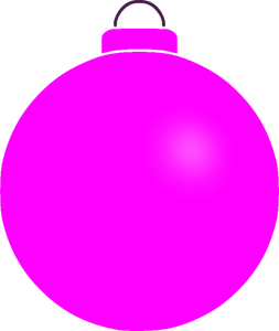 Effen roze bal