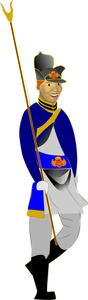 Man in Napoleonic costume vector graphics