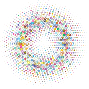 Prismatic kleurrijke cirkel