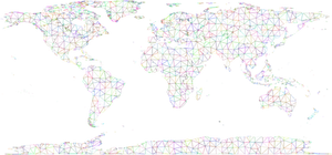 フリー クリップ アート世界地図ベクトル パブリックドメインのベクトル