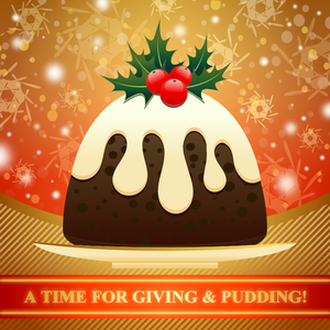 Christmas Pudding Vektorgrafik