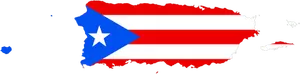 Mapę Portoryko i flagi