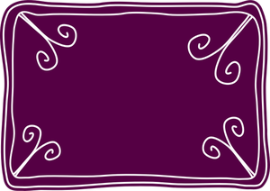Vecteur, dessin de modèle de pièce justificative violet