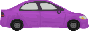 Image vectorielle automobile violet