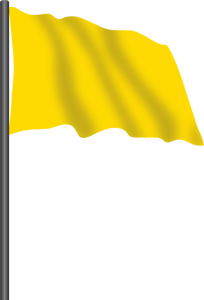 Bandera de carreras amarillo