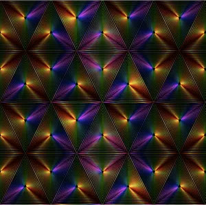 Vectorafbeeldingen van rijke regenboog patroon