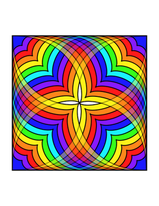 Vektorový obrázek barevné tapety