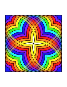 Vector afbeelding van multicolor behang