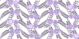 Pola bunga ungu